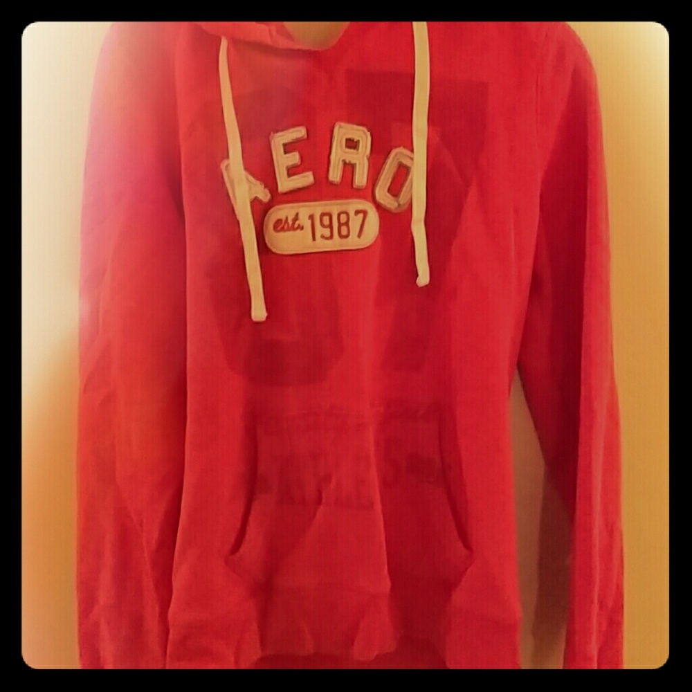 Pink Aero pullover hoodie
